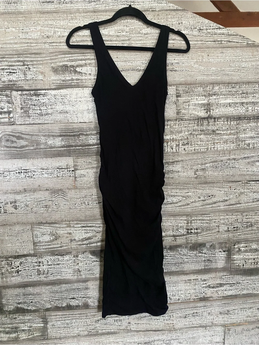 James Perse Ruched Midi Dress - Picture 3 of 9